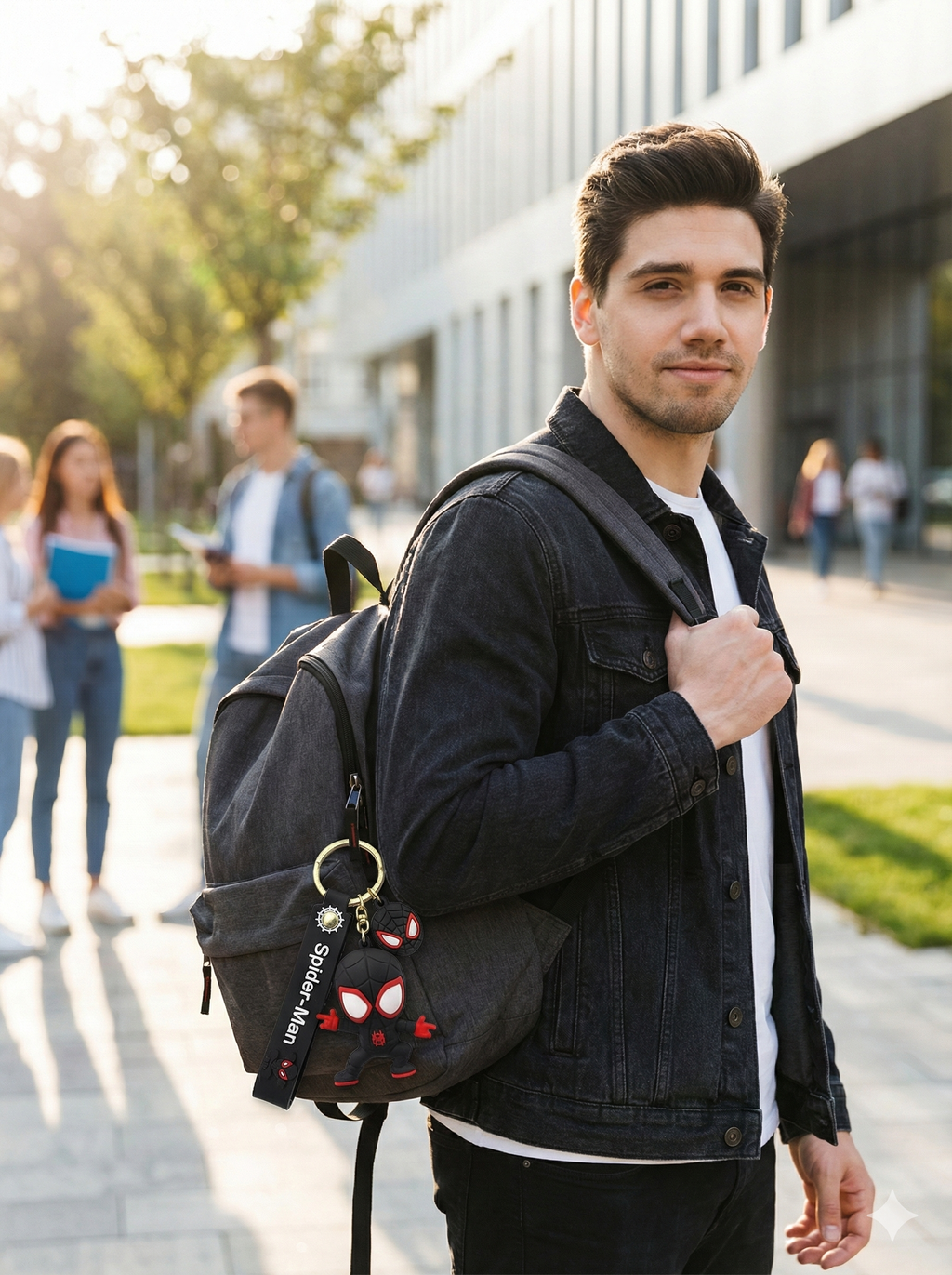 Cute Spider-Man Bag Charm Keychain – Small Gift, Big Smile