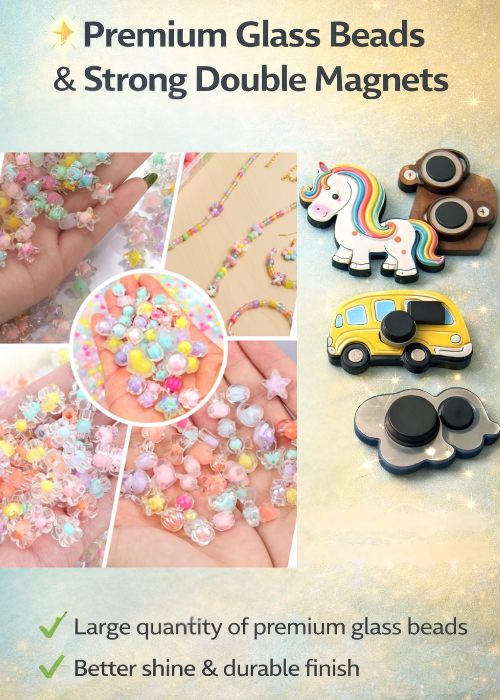 Tarakid Jewellery Making & Fridge Magnet Combo DIY Kit