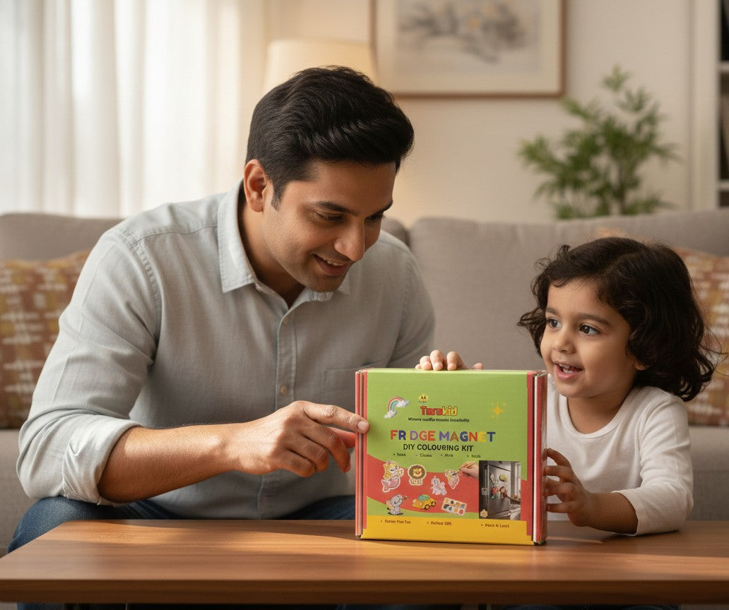 Fridge Magnet DIY Colouring Kit – Paint, Create & Stick Fun.