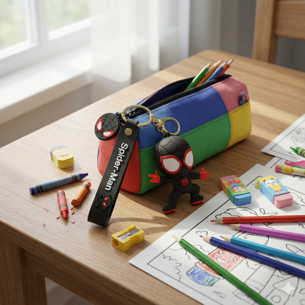 Cute Spider-Man Bag Charm Keychain – Small Gift, Big Smile