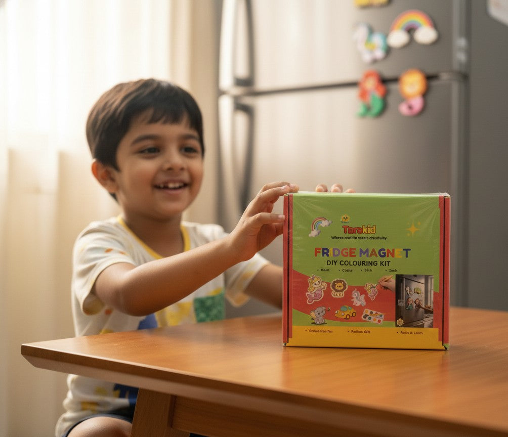 Fridge Magnet DIY Colouring Kit – Paint, Create & Stick Fun.