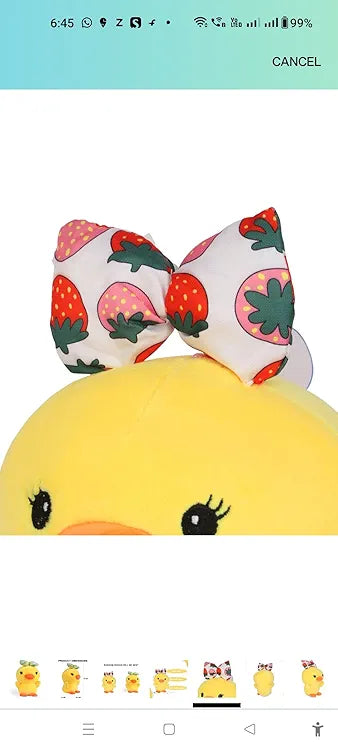 Cute Duck Plush Toy – Soft Comfort for Little Hearts