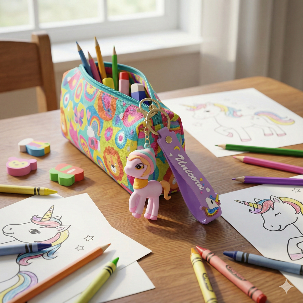 Cute Unicorn Keychain | Pastel Bag Charm & Everyday Gift Accessory