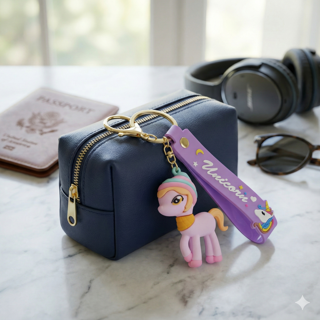 Cute Unicorn Keychain | Pastel Bag Charm & Everyday Gift Accessory