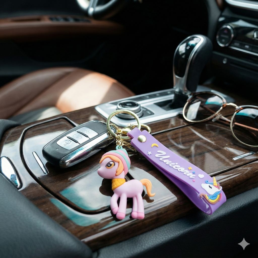 Cute Unicorn Keychain | Pastel Bag Charm & Everyday Gift Accessory